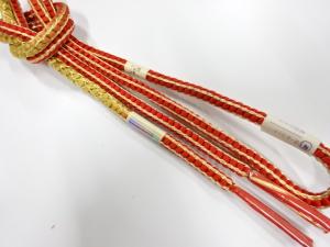 未使用品　正絹　手組帯締め